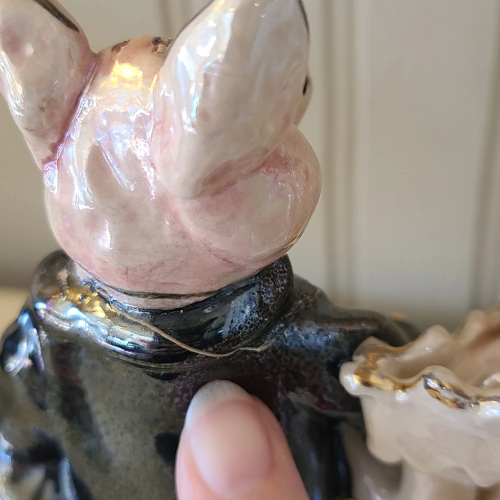 Blue Sky Clayworks Pig Bride and Groom Cake Topper